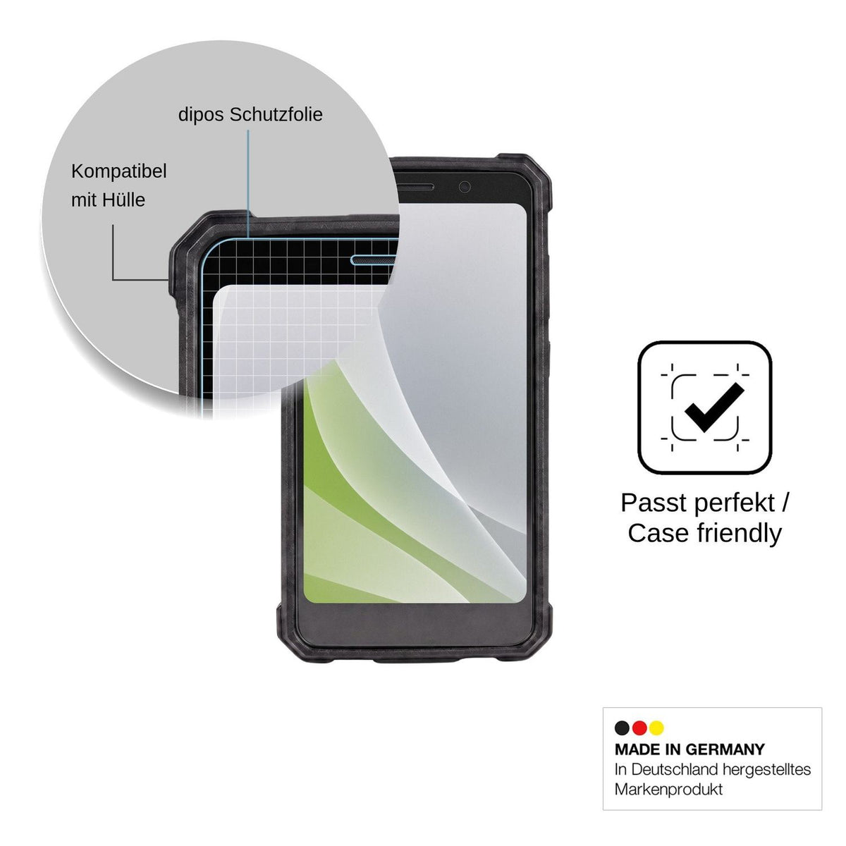 2x Screen Protector for yacdelo Rock V1 Protection Anti Glare dipos