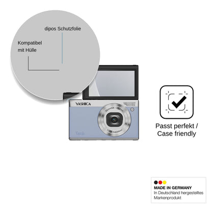 4x Screen Protector for Yashica Tank Compact Protection Anti Glare dipos