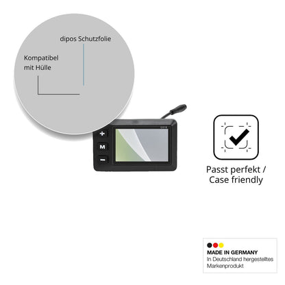 Schutzfolie mit optimaler Passform, zur Verwendung mit Hüllen geeignet