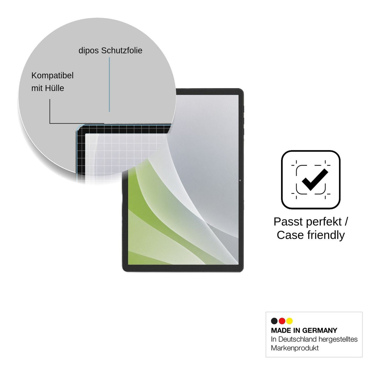 2x Screen Protector for Zentality C-750 Protection Anti Glare dipos