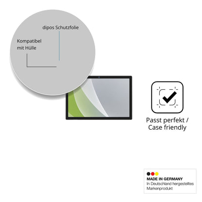 Schutzfolie mit optimaler Passform, zur Verwendung mit Hüllen geeignet