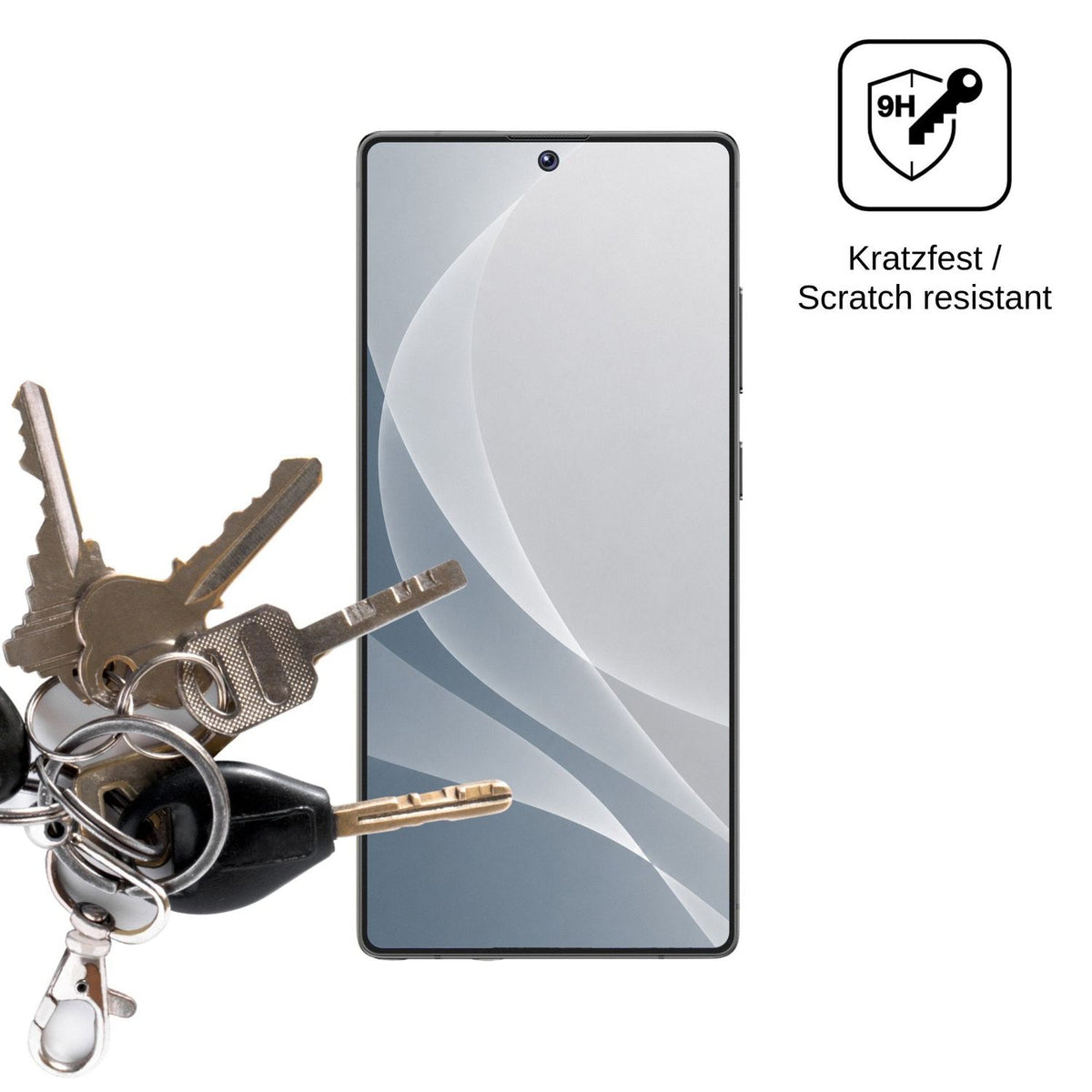 2x Screen Protector for Maustron G26 Ultra matte Flexible Glass 9H dipos