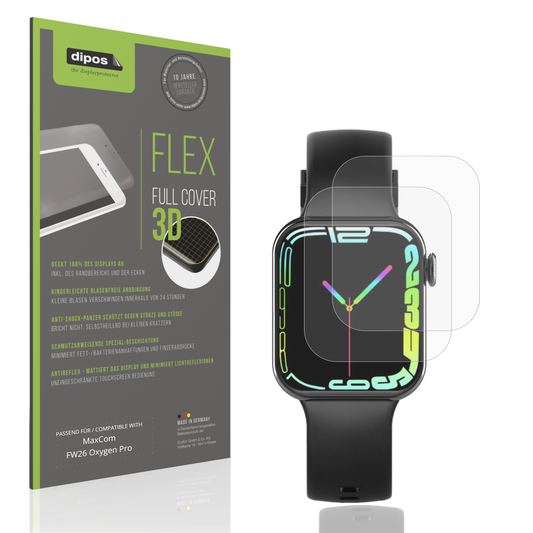 Matte Displayschutzfolie von dipos passend für MaxCom FW26 Oxygen Pro, 100% Displayabdeckung und blasenfreie Montage