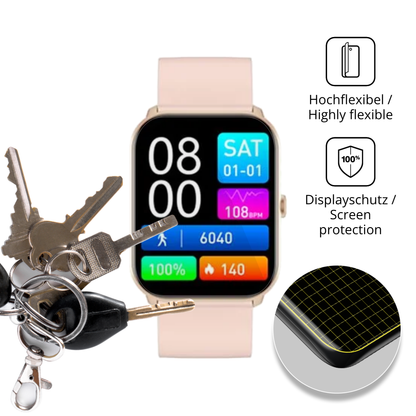 dipos Displayschutz für MaxCom FW36, transparente Oberfläche, geringe Dicke und perfekte Passform