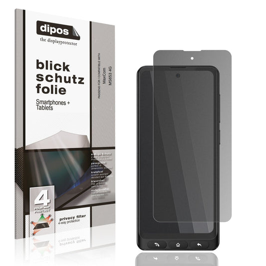 Screen Protector for MaxCom MS653 4G Privacy Filter 4-Way Protection dipos