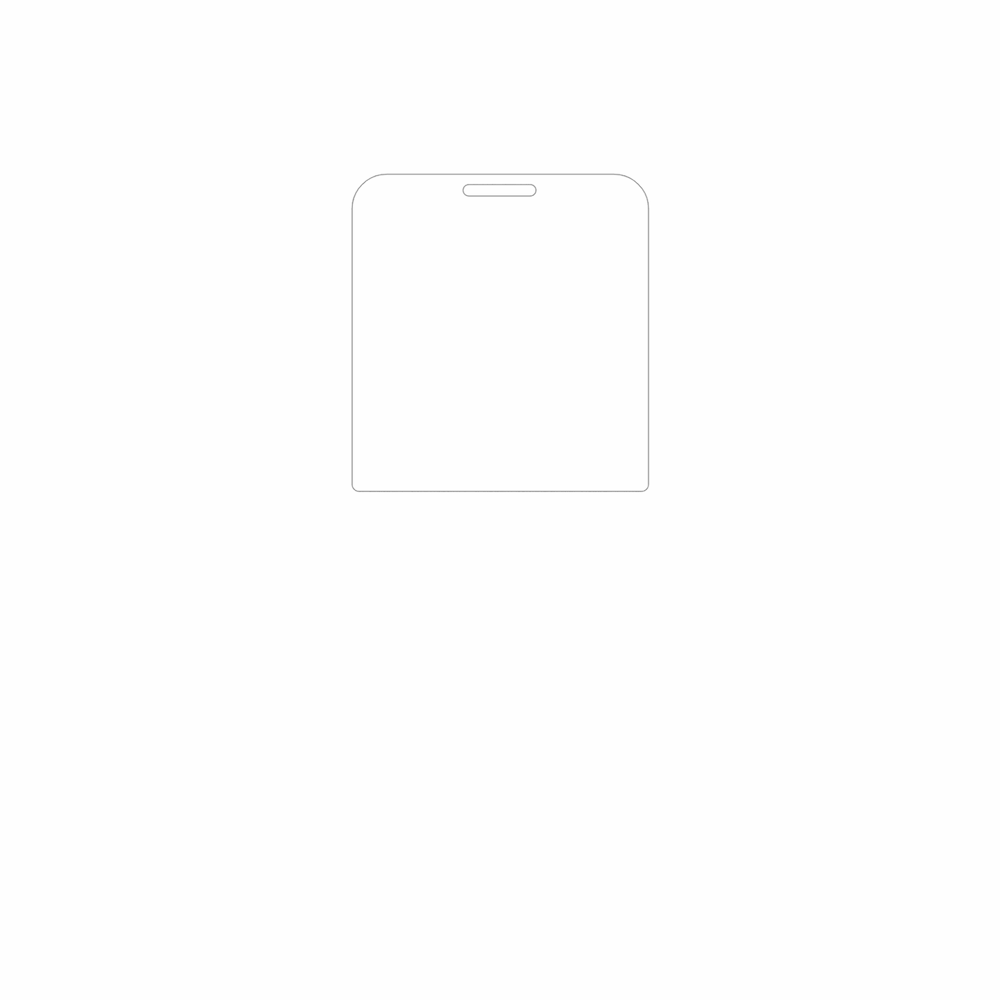 dipos Displayschutz für Maxvi B231ds, mattierte Oberfläche, geringe Dicke und perfekte Passform