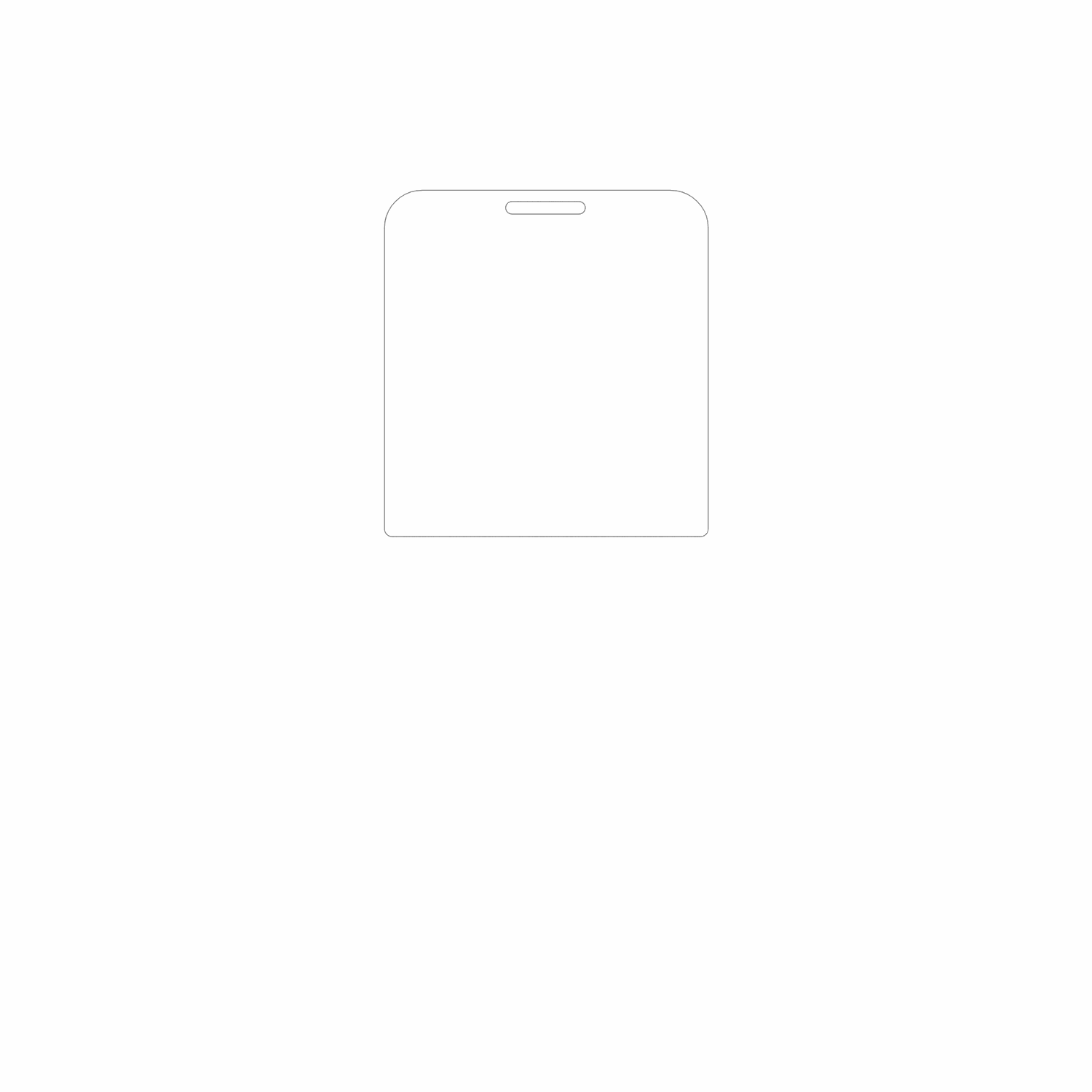 dipos Displayschutz für Maxvi B231ds, mattierte Oberfläche, geringe Dicke und perfekte Passform