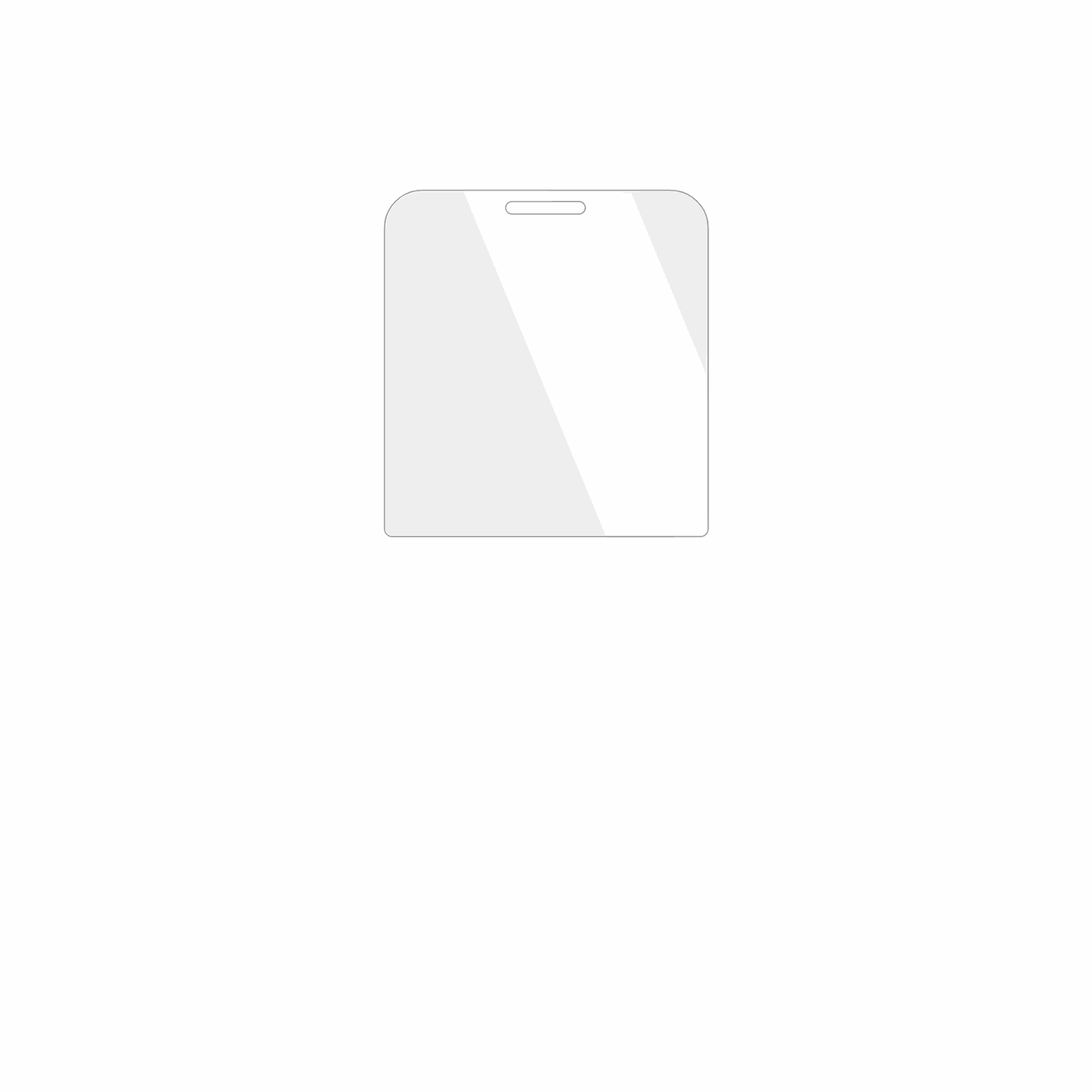 dipos Displayschutz für Maxvi B231ds, transparente Oberfläche, geringe Dicke und perfekte Passform