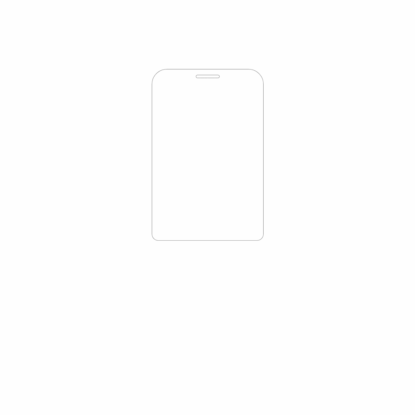 dipos Displayschutz für Maxvi B33, mattierte Oberfläche, geringe Dicke und perfekte Passform