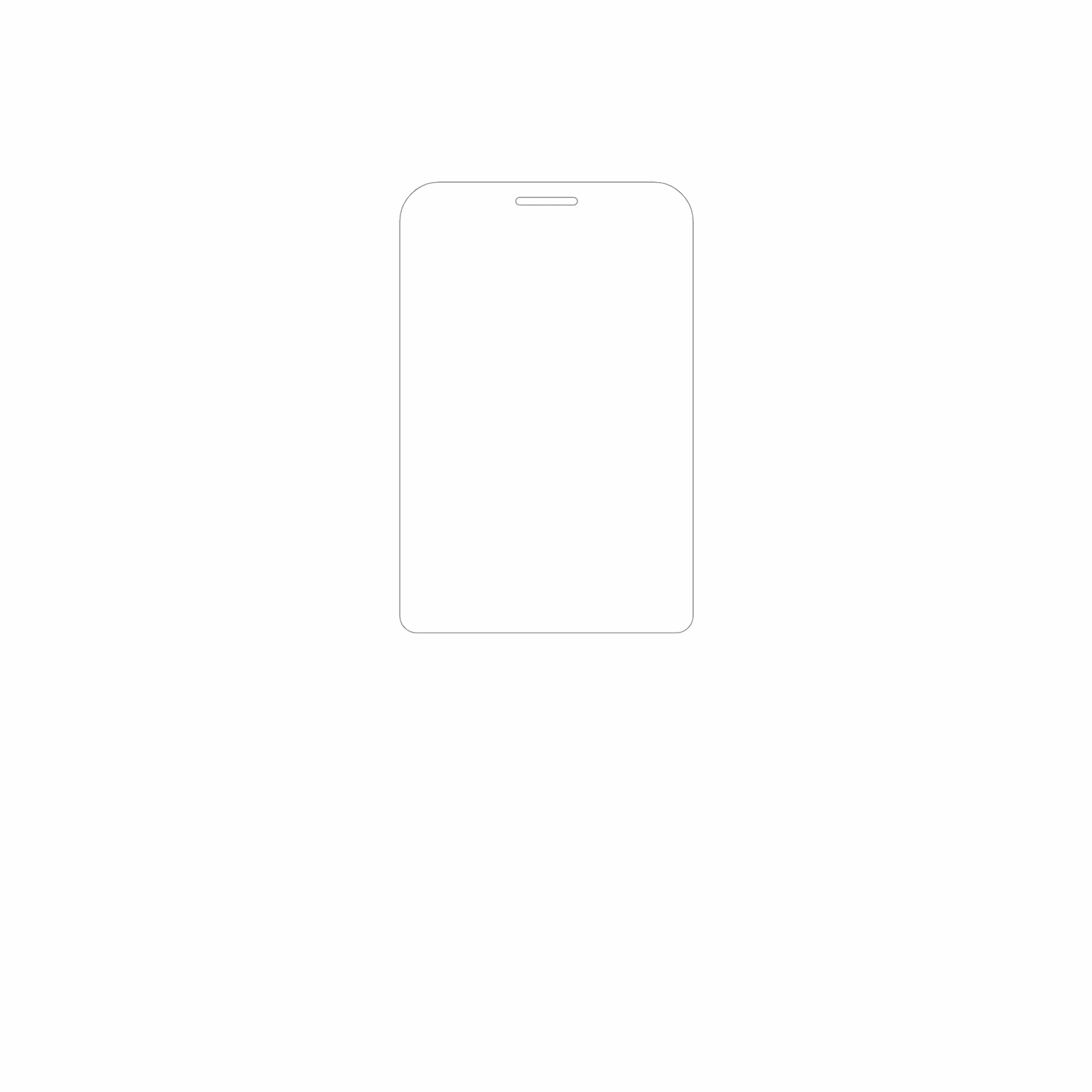 dipos Displayschutz für Maxvi B33, mattierte Oberfläche, geringe Dicke und perfekte Passform