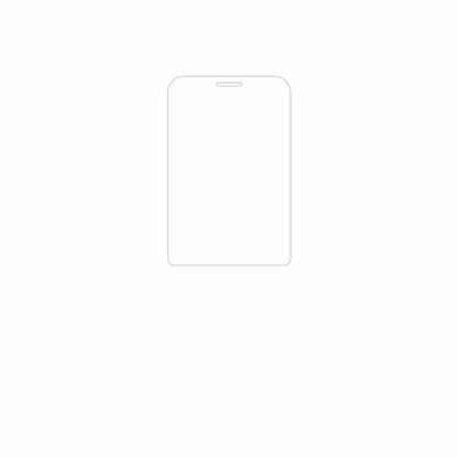 dipos Displayschutz für Maxvi B33, mattierte Oberfläche, geringe Dicke und perfekte Passform