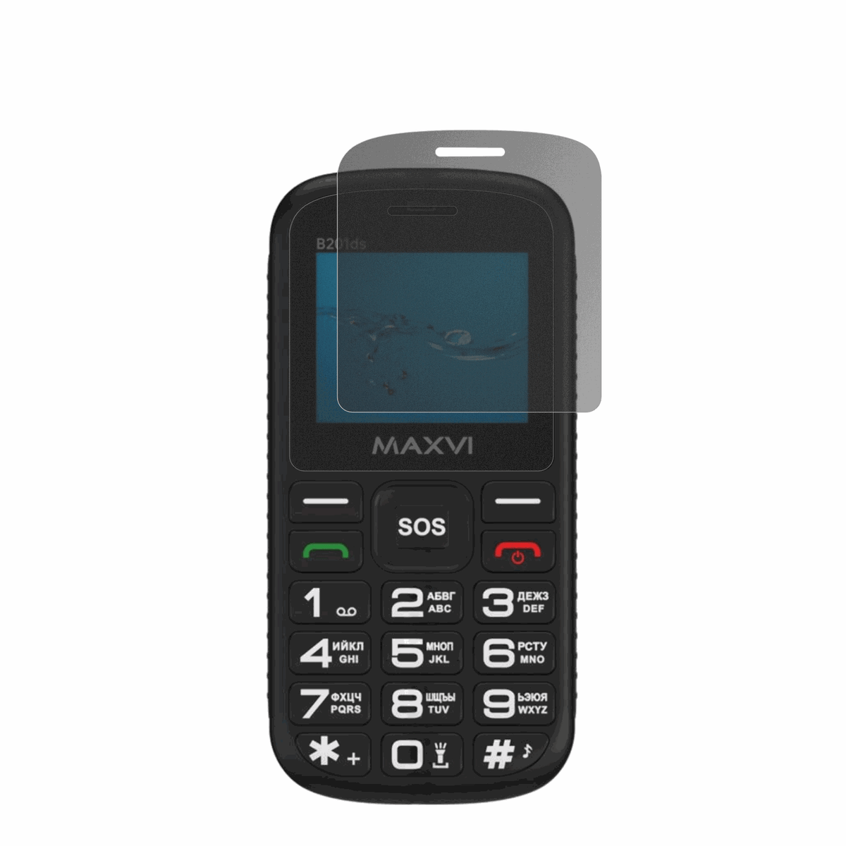 Screen Protector for Maxvi B201ds Privacy Filter 4-Way Protection dipos