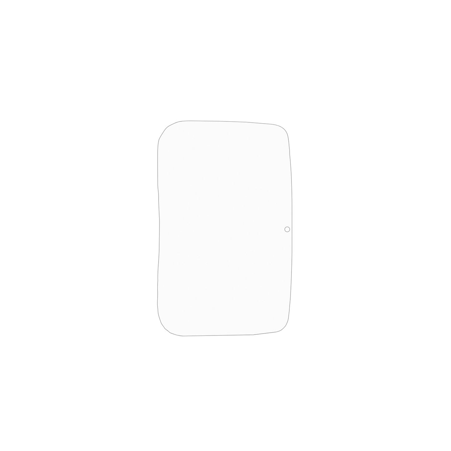 dipos Displayschutz für Mediacom Smart Kid 8, mattierte Oberfläche, geringe Dicke und perfekte Passform
