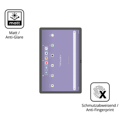 Dünne und entspiegelnde Folie passend zugeschnitten für Mediacom SmartPad Azimut 4