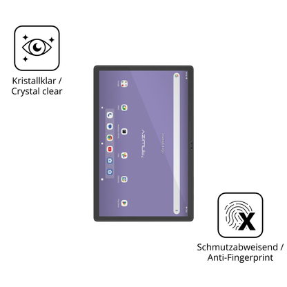 Flexible TPU-Folie passend zugeschnitten für Mediacom SmartPad Azimut 4, vollständige Abdeckung