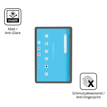 Dünne und entspiegelnde Folie passend zugeschnitten für Mediacom SmartPad Azimut 4 Lite