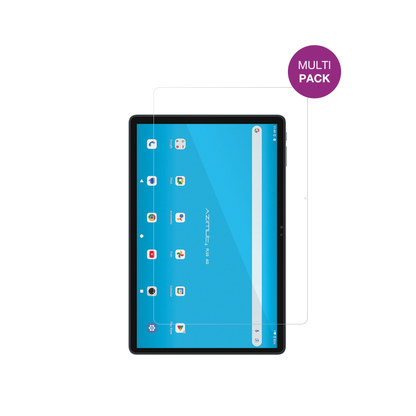 MediacomSmartPad Azimut 4 Plus mit aufgebrachter dipos Displayschutzfolie, glasklare Darstellung ohne Einschränkungen