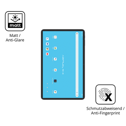 9H Hartbeschichtete, flexible Folie passend zugeschnitten für Mediacom SmartPad Azimut 4 Pro