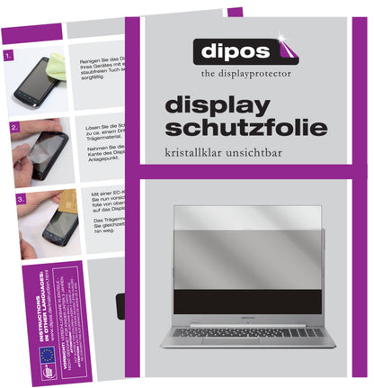 2x Schutzfolie klar für Medion Akoya S17404 Display-Schutzfolie