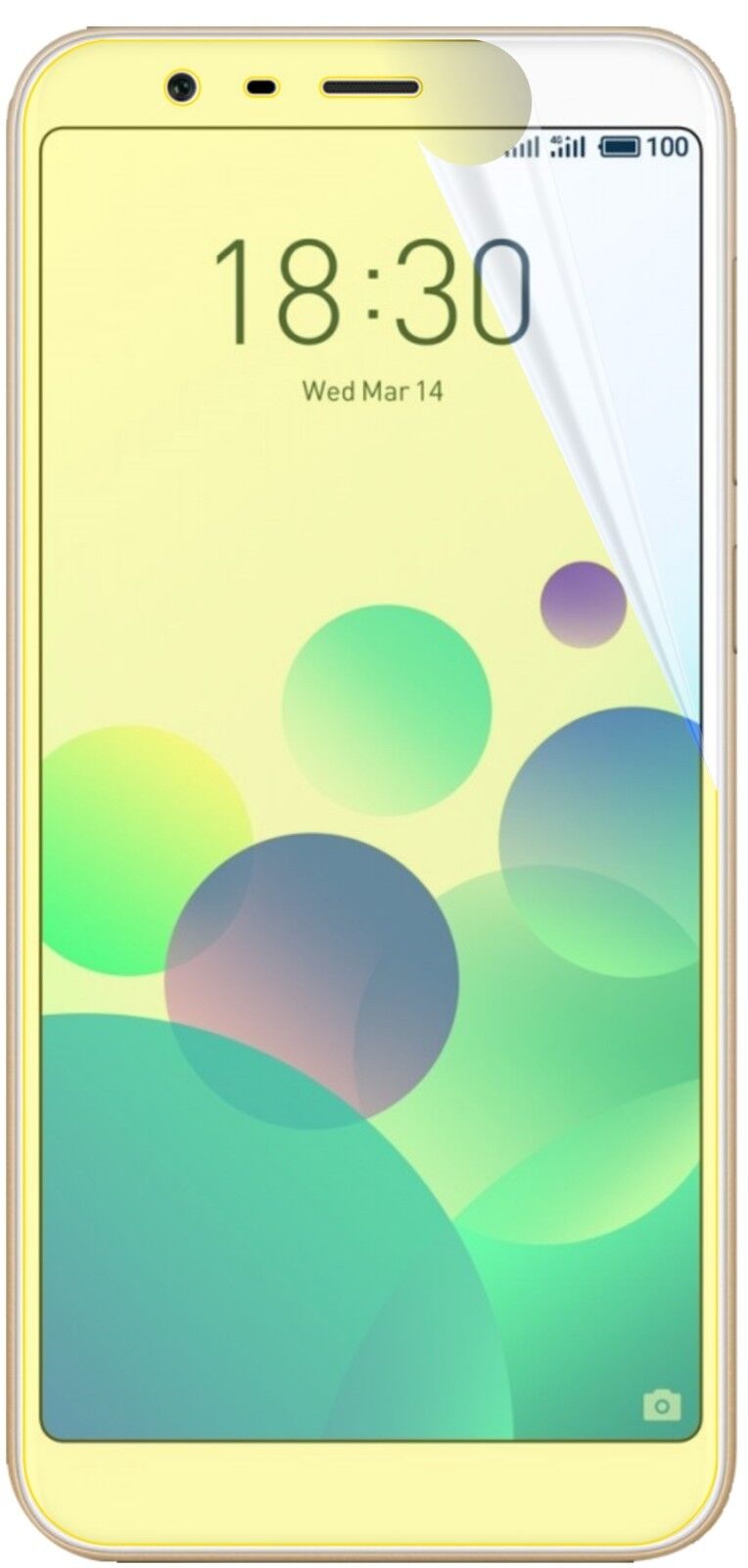 dipos Displayschutz für Meizu M8C, transparente Oberfläche, geringe Dicke und perfekte Passform