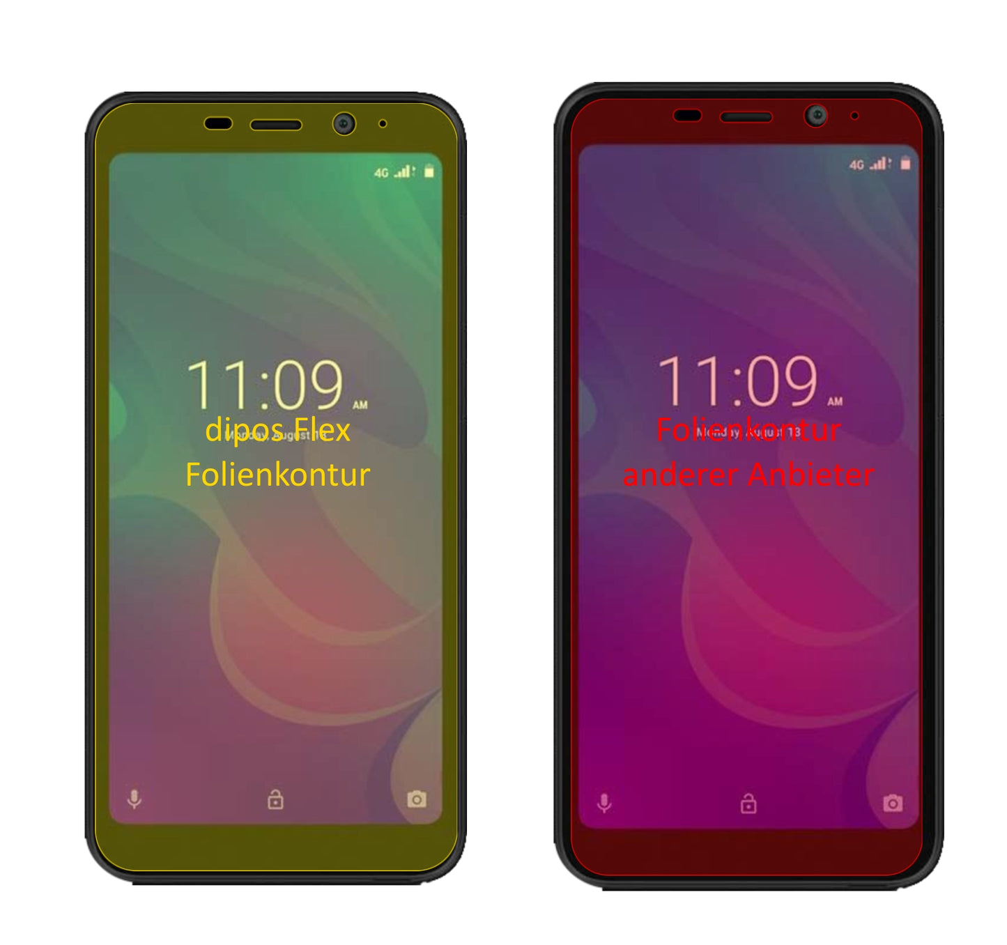 3D Full Cover Displayschutzfolie: Case-freundlicher Schutz mit perfekter Passform für dein Display. 