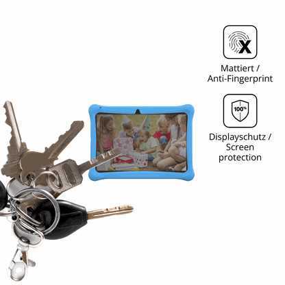 dipos Displayschutz für Menghu Kids Tablet 10.1, mattierte Oberfläche, Blickschutzfilter und perfekter Passform