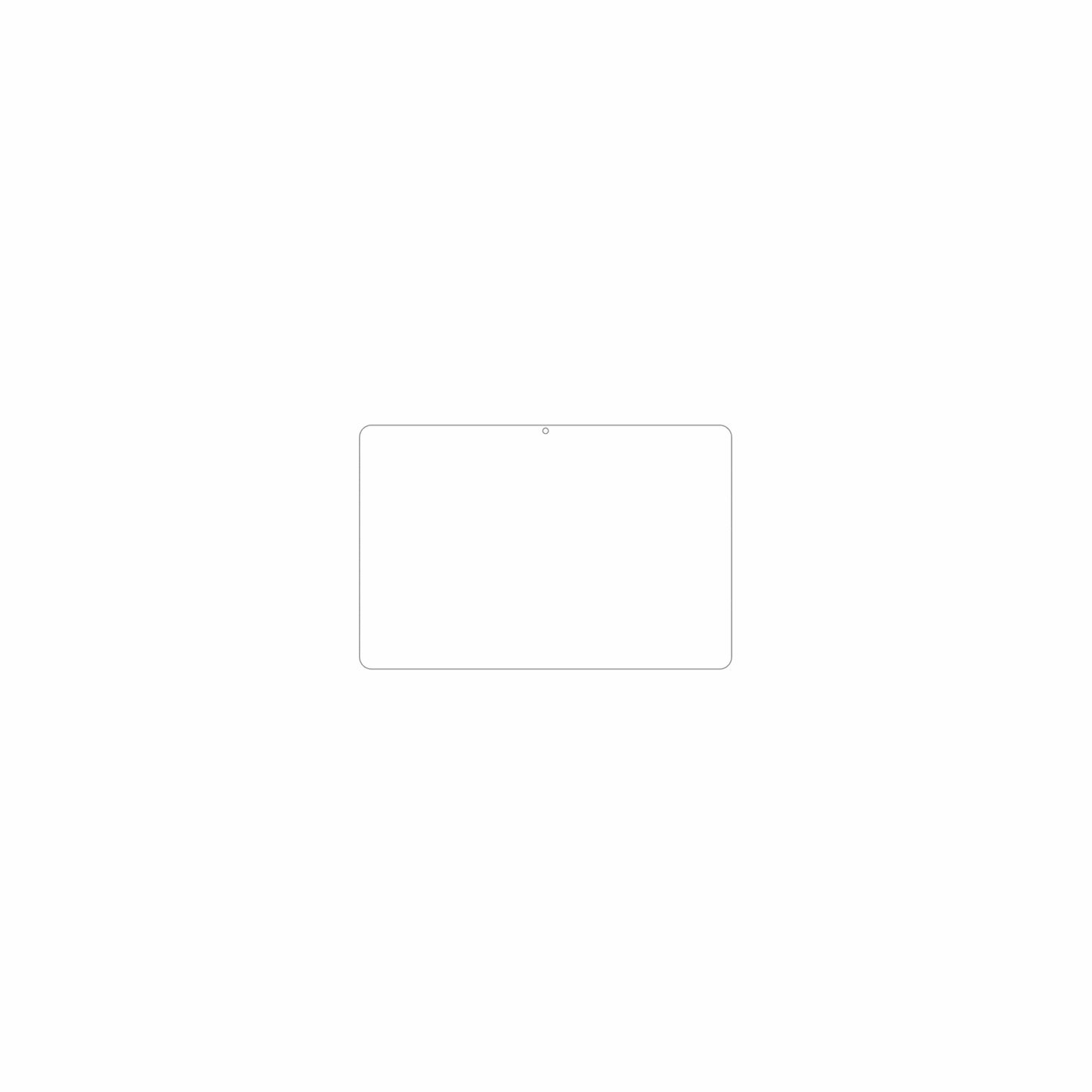 dipos Displayschutz für Mentume K30 10.1, mattierte Oberfläche, geringe Dicke und perfekte Passform