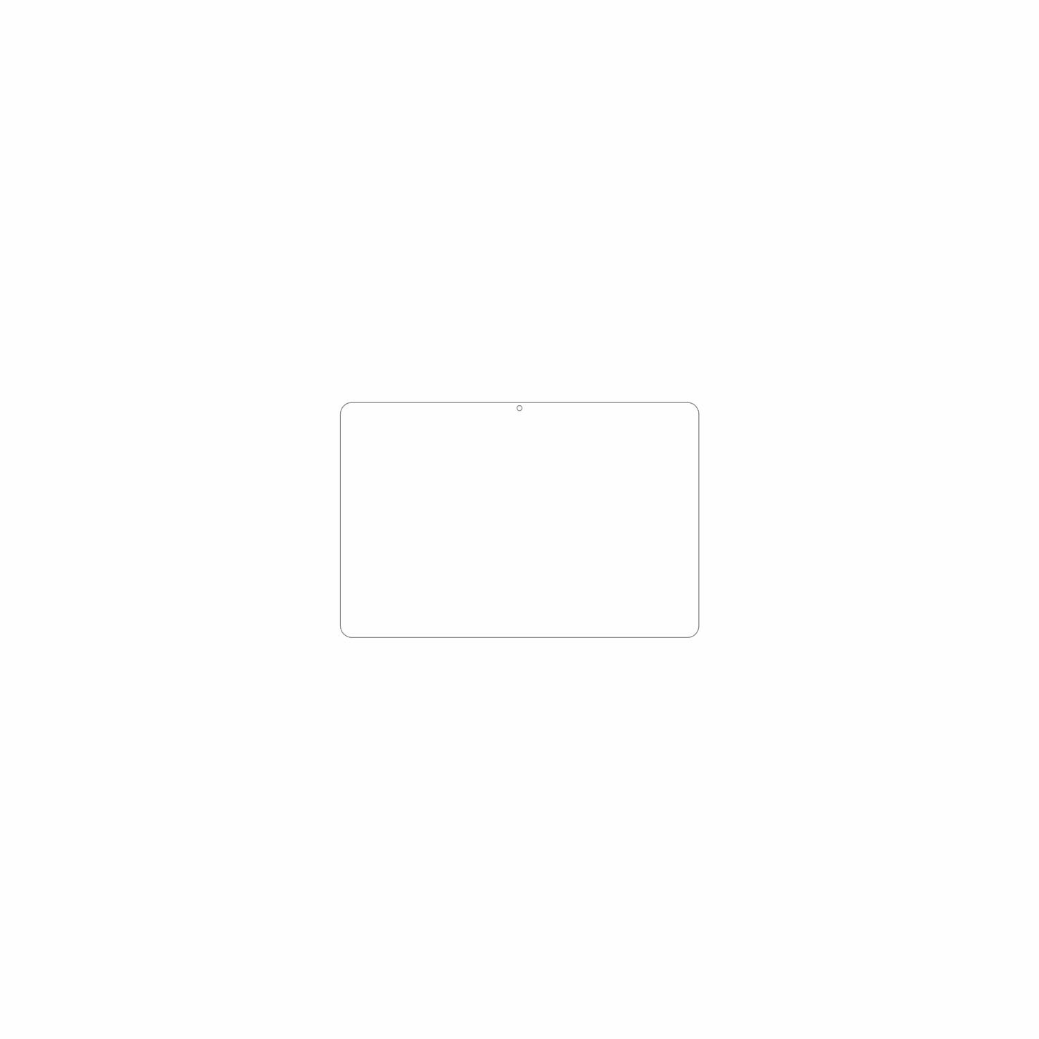 dipos Displayschutz für MENTUME K302, mattierte Oberfläche, geringe Dicke und perfekte Passform