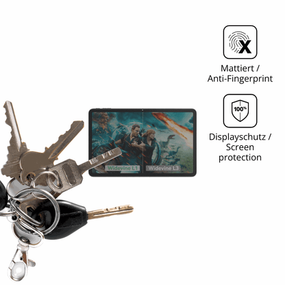 dipos Displayschutz für MENTUME K90, mattierte Oberfläche, Blickschutzfilter und perfekter Passform
