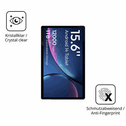 2x Screen Protector for MESWAO 15.6 Zoll Flexible Glass 9H dipos