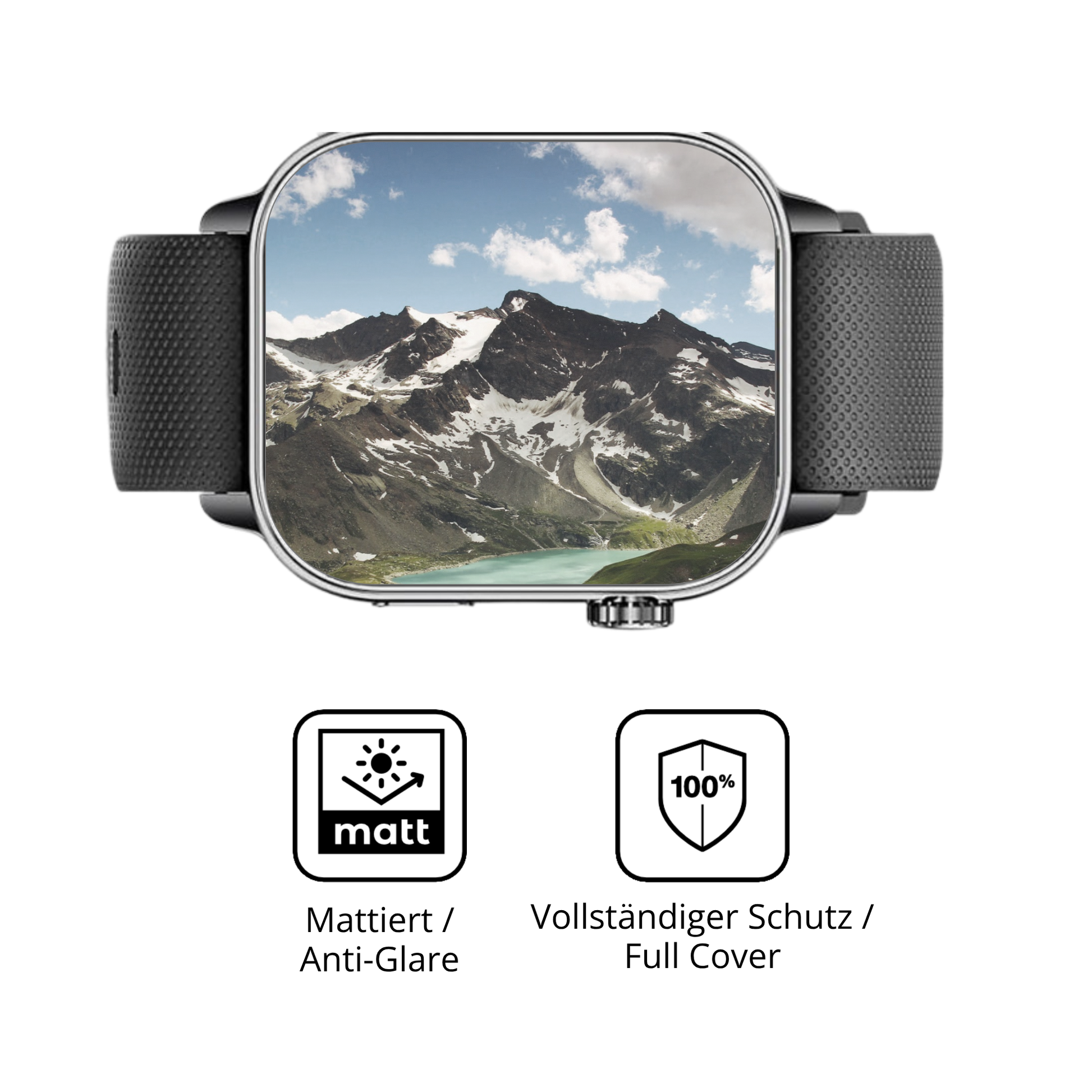 Flexible TPU-Folie passend zugeschnitten für MFVLP LC210 1.85 Zoll, vollständige Abdeckung