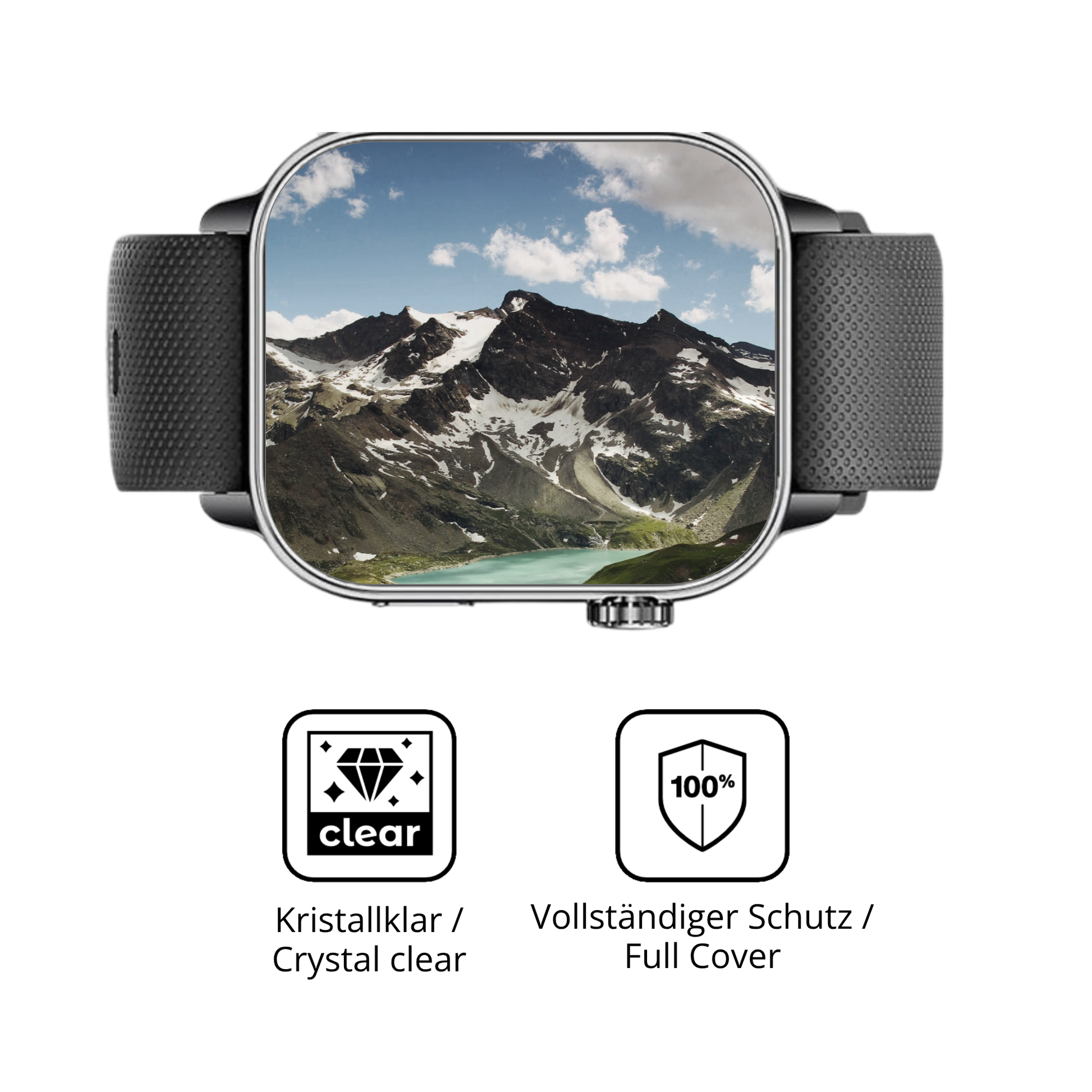 Dünne und klare Folie passend zugeschnitten für MFVLP LC210 1.85 Zoll