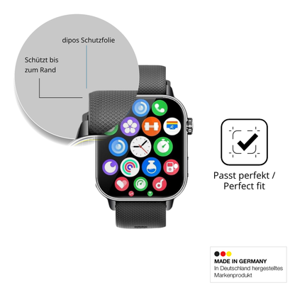 Schutzfolie mit optimaler Passform, zur Verwendung mit Hüllen geeignet