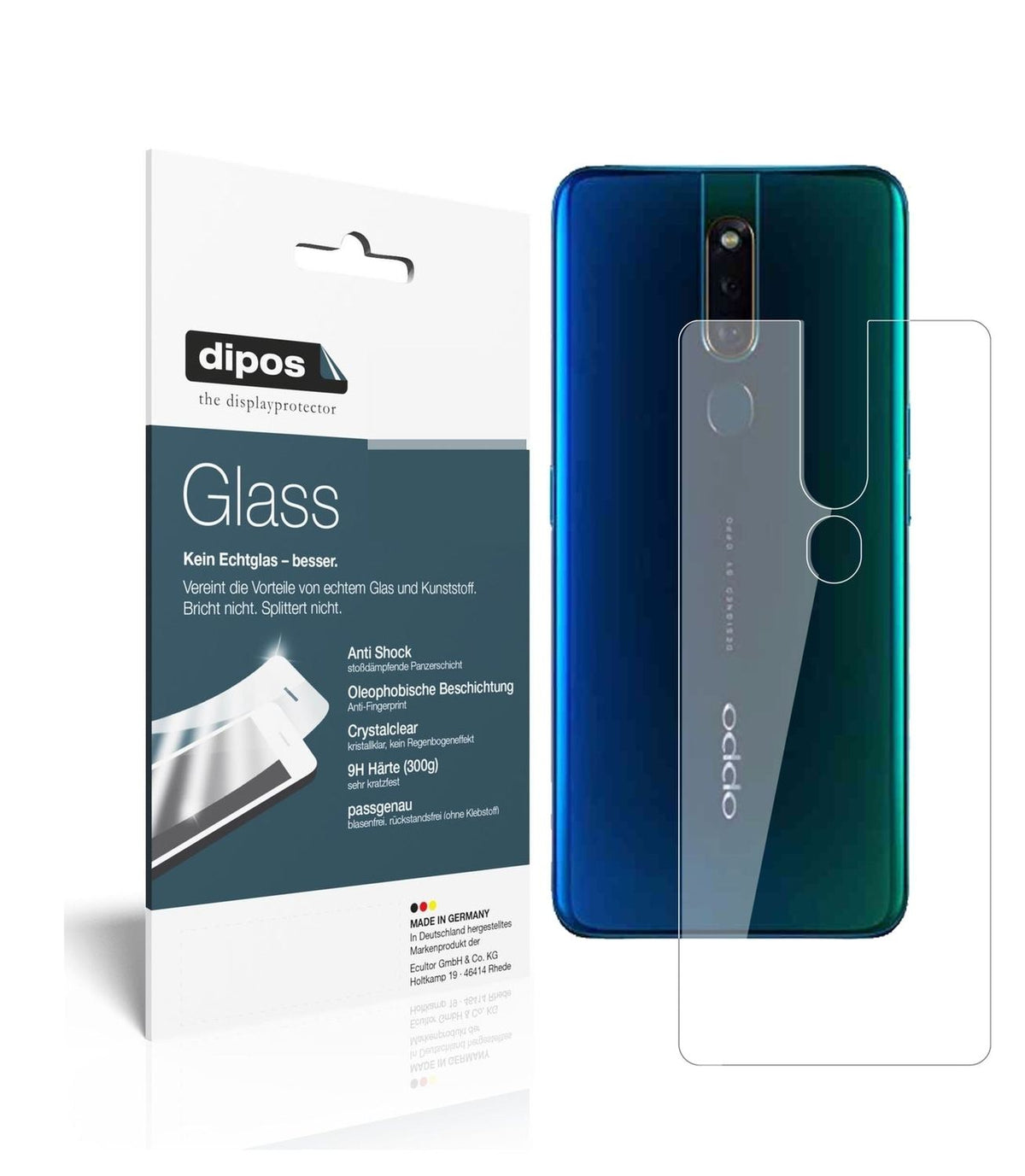 Screen Protector for I Oppo F11 back I Flexible Glass I Film I 9H I dipos