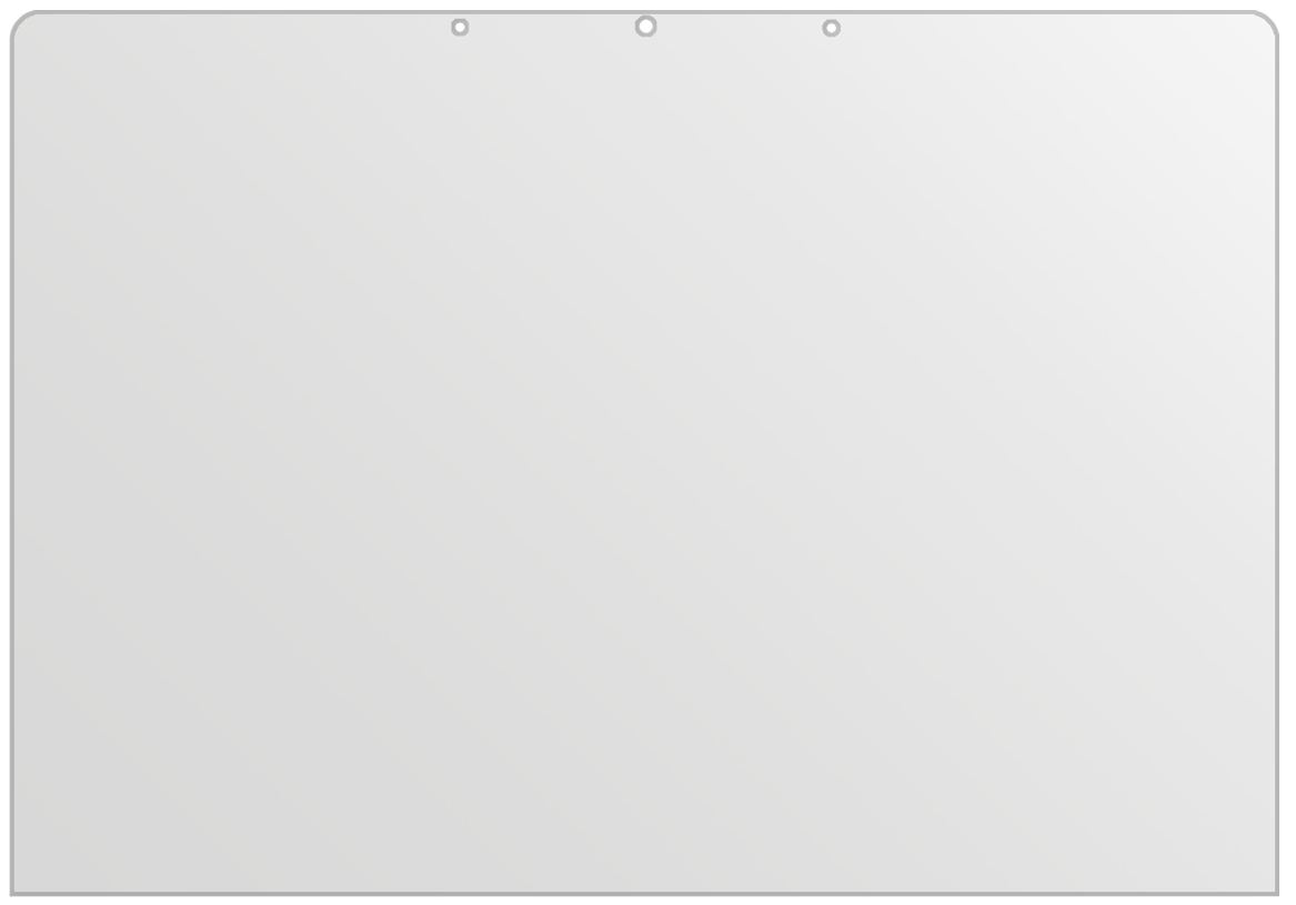 dipos Displayschutz für Microsoft Surface Laptop 3 15 Zoll, mattierte Oberfläche, geringe Dicke und perfekte Passform