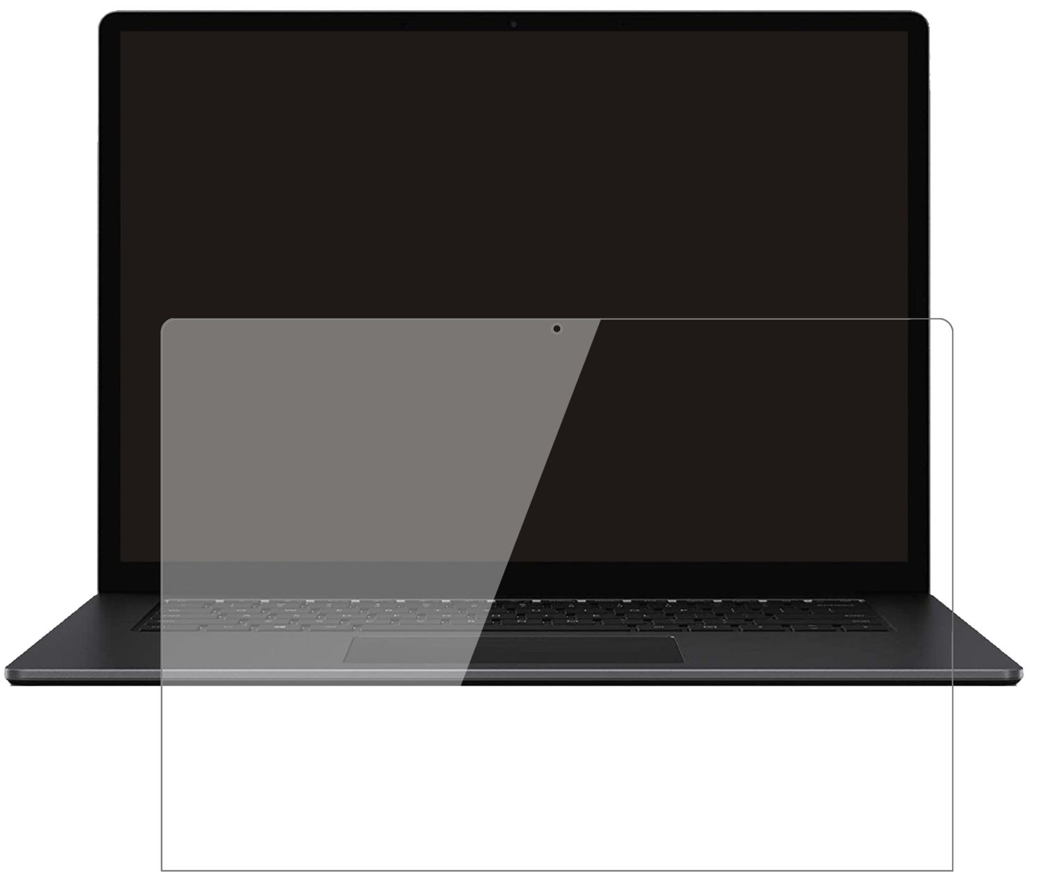 MicrosoftSurface 4 13.5 Zoll mit aufgebrachter dipos Flex Schutzfolie, glasklare Darstellung ohne Einschränkungen