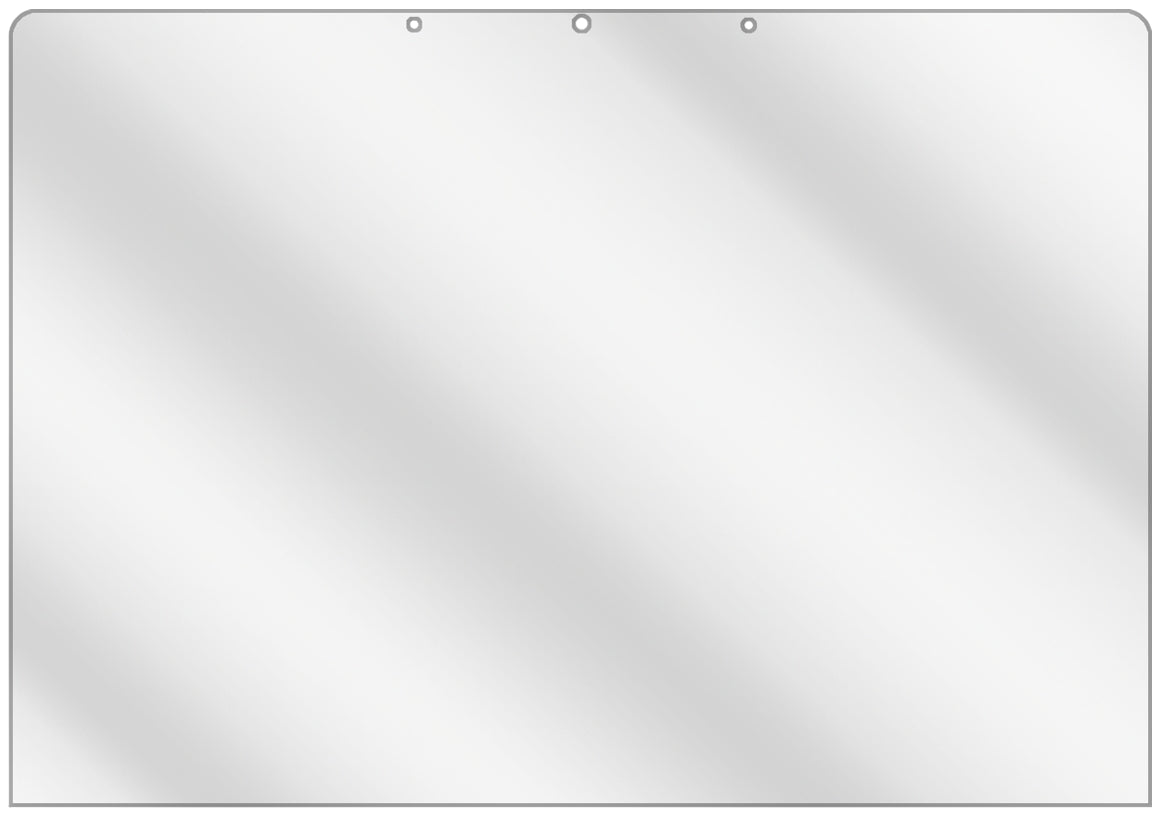 dipos Displayschutz für Microsoft Surface Laptop 3 13.5 Zoll, transparente Oberfläche, geringe Dicke und perfekte Passform