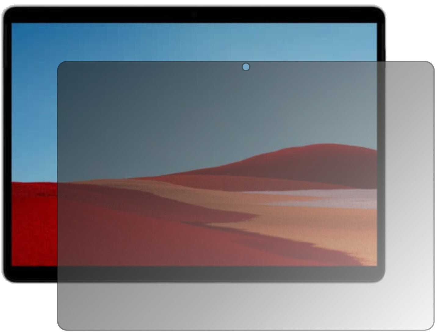 Blickschutzfolie für Microsoft Surface Pro X matt Schutzfolie Privacy