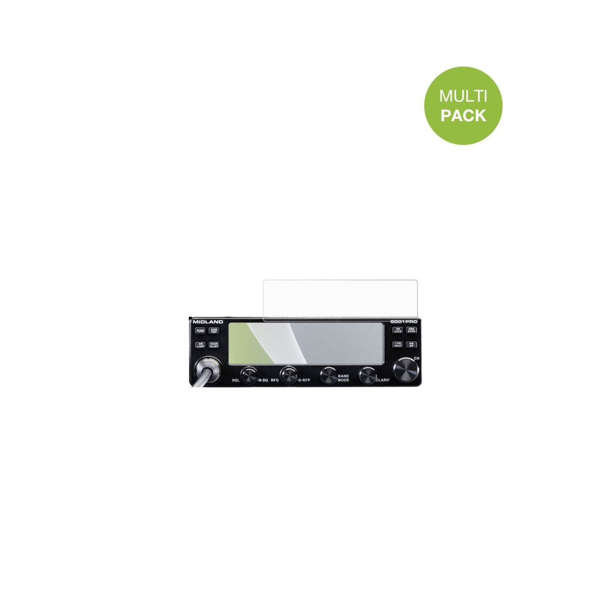 2x Screen Protector for Midland 8001 Pro Protection Anti Glare dipos