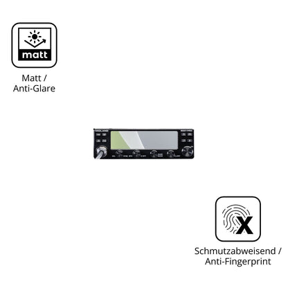 2x Screen Protector for Midland 8001 Pro Protection Anti Glare dipos