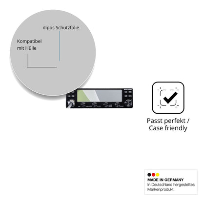 2x Screen Protector for Midland 8001 Pro Protection Anti Glare dipos