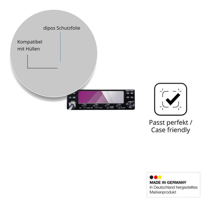2x Screen Protector for Midland 8001 Pro Protection Crystal Clear dipos