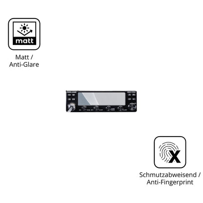 2x Screen Protector for Midland 8001 Pro matte Flexible Glass 9H dipos