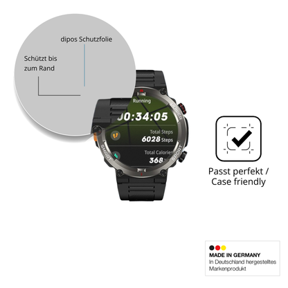 Schutzglasfolie mit optimaler Passform, zur Verwendung mit Hüllen geeignet