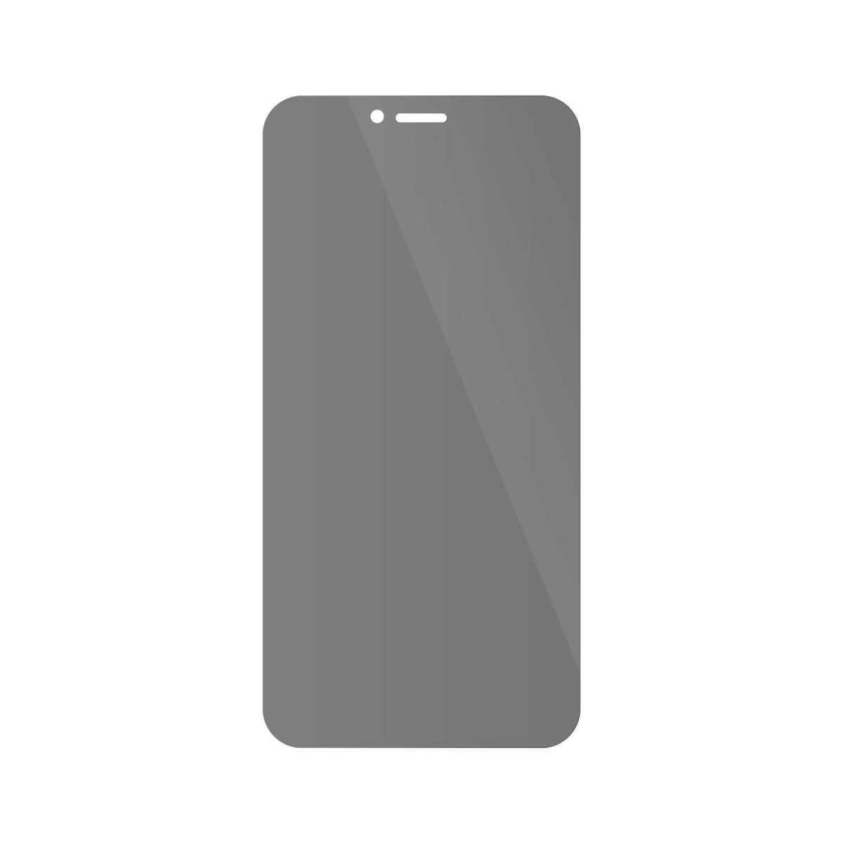 dipos Displayschutz für Mobicel PX10, mit Blickschutzfilter und perfekter Passform auch für die Rundungen