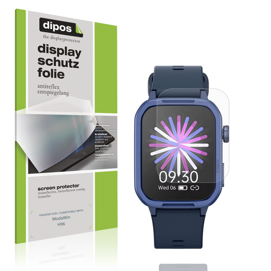 Matte Displayschutzfolie von dipos passend für modawinh96, präziser Zuschnitt und blasenfrei montiert