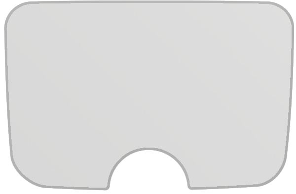 dipos Displayschutz für Monsieur Cuisine Connect, mattierte Oberfläche, geringe Dicke und perfekte Passform