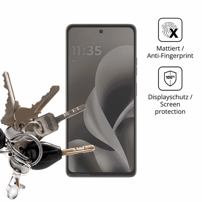 dipos Displayschutz f�r Motorola Moto G Power 2026, mattierte Oberfl�che, Blickschutzfilter und perfekter Passform