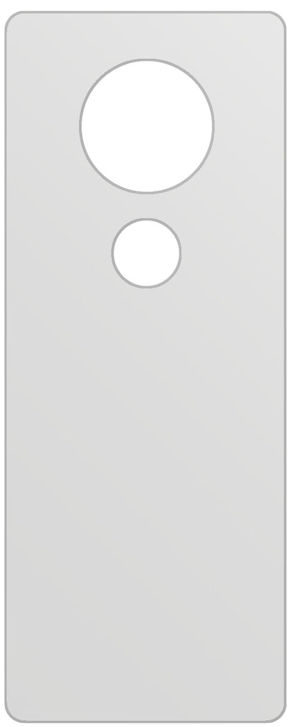 dipos Displayschutz für Motorola Moto G7 Rückseite, mattierte Oberfläche, geringe Dicke und perfekte Passform