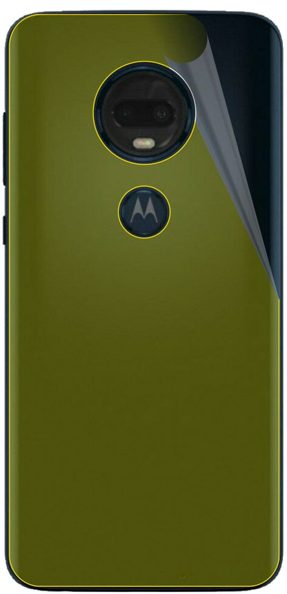dipos Displayschutz für Motorola Moto G7 Rückseite, transparente Oberfläche, geringe Dicke und perfekte Passform